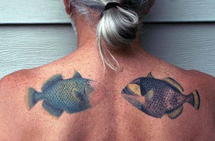 Back Fish Tattoo